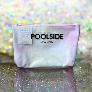 Poolside New York Water Resistant Beach Pool Pouch Bag New With Tags MSRP $35